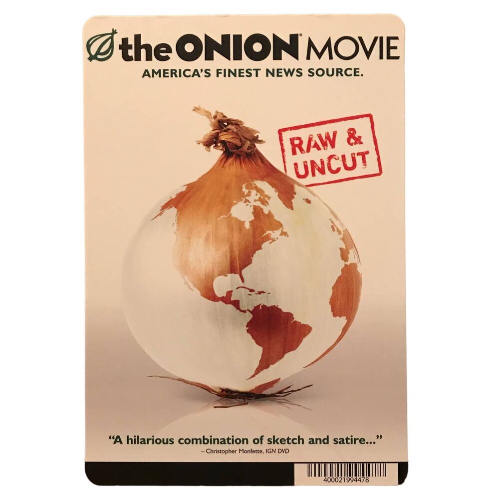 Mini Movie Poster - The Onion Raw & Uncut - Art Home Office Decor Fits A5 Frame